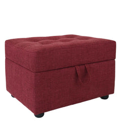 Maisy Velvet Ottoman/Poufee Stool