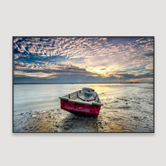 Scenic Lake View Framed Wall Art