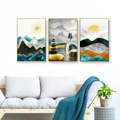 In The Mountains Frames Set Of 3