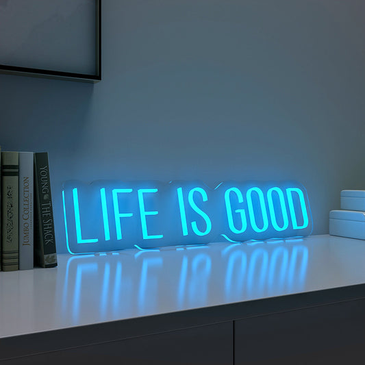 Life is Good LED Neon Light (Available in Multiple Colors)