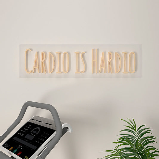 Cardio Is Hardio LED Neon Light (Available in Multiple Colors)