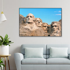 Mt. Rushmore Framed Wall Art, Beautiful Canvas Wall Paintings