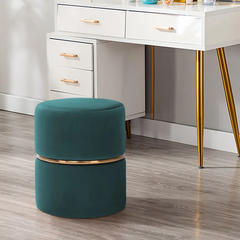 Gracy Velvet Ottoman/Poufee Stool