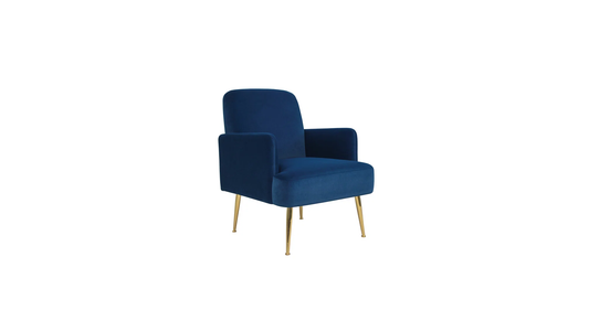 Blue Esme Accent Chair