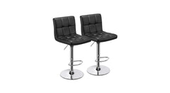 Black Color Gerrilyn Swiel Adjustable Bar Stool