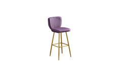 Purple Color Rafael Bar Stool