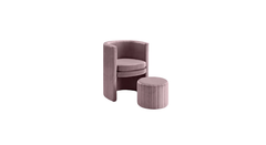 Schillar Chair With Ottoman