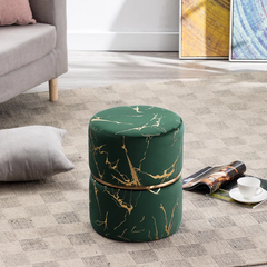 Joseph Velvet Ottoman/Poufee Stool