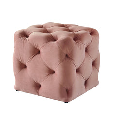 Square Tufted Velvet Ottaman/Poufee Stool