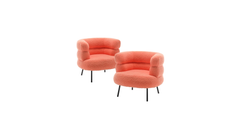 Orange Clive Accent Chair