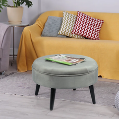 Micky Velvet Ottoman/Poufee Stool