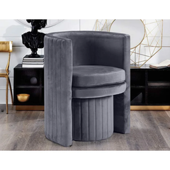 Schillar Chair With Ottoman