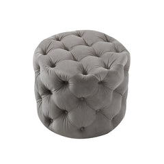 Round Tufted Velvet Ottaman/Poufee Stool