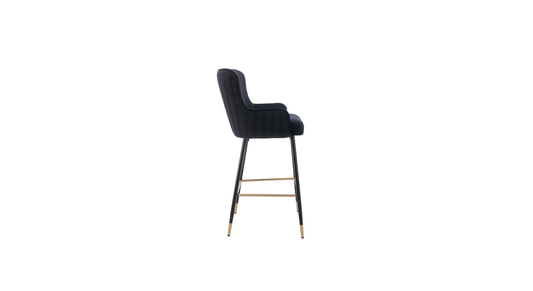 Black Color Nolen Bar Stool