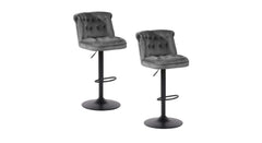 Grey Color Cellan Swiel Adjustable Bar Stool