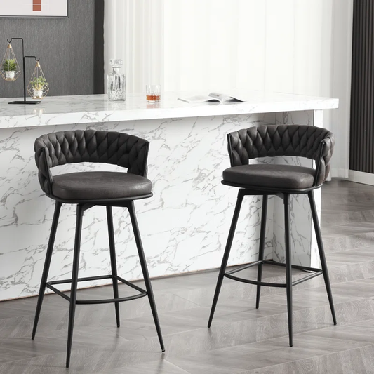 Charchol Grey Presley Bar Stool