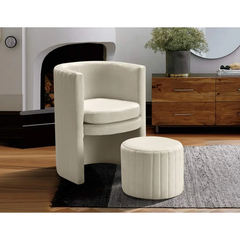 Schillar Chair With Ottoman