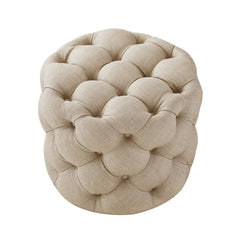 Round Tufted Velvet Ottaman/Poufee Stool