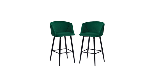 Green Color Clea Counter Stool