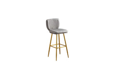 Gray Color Rafael Bar Stool