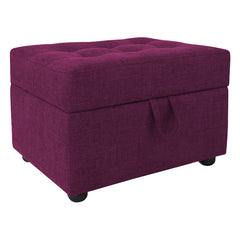 Maisy Velvet Ottoman/Poufee Stool