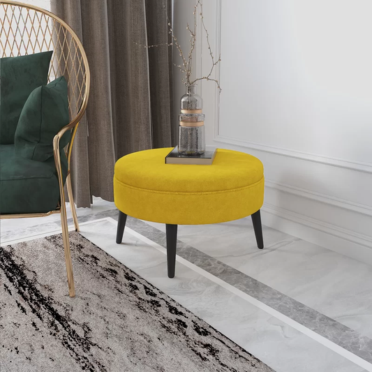 Micky Velvet Ottoman/Poufee Stool