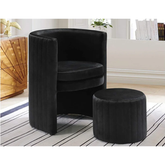 Schillar Chair With Ottoman