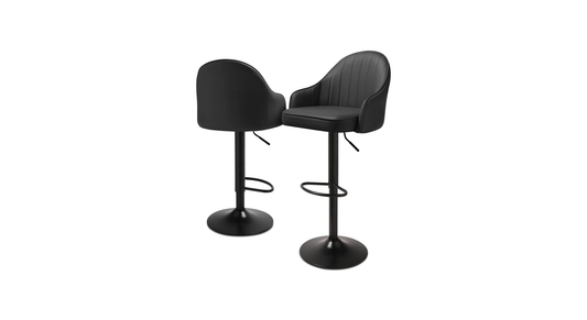 Black Color Fressia Swiel Bar Stool