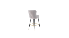 Grey Color Nolen Bar Stool