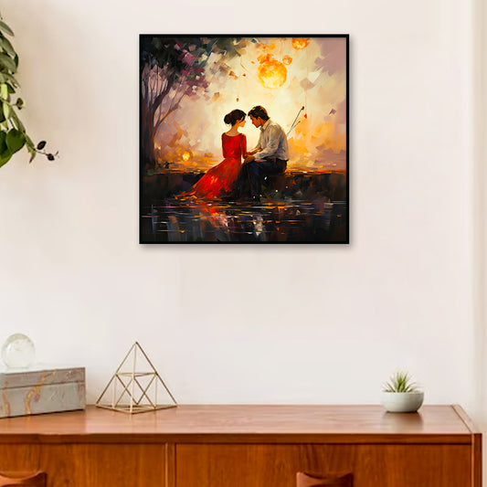 The Unconditional Love Between Friends Couple Love Canvas Wall Paintings & Arts
