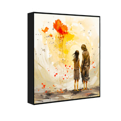 Capture Love's Essence Black Couple Love Canvas Wall Paintings & Arts