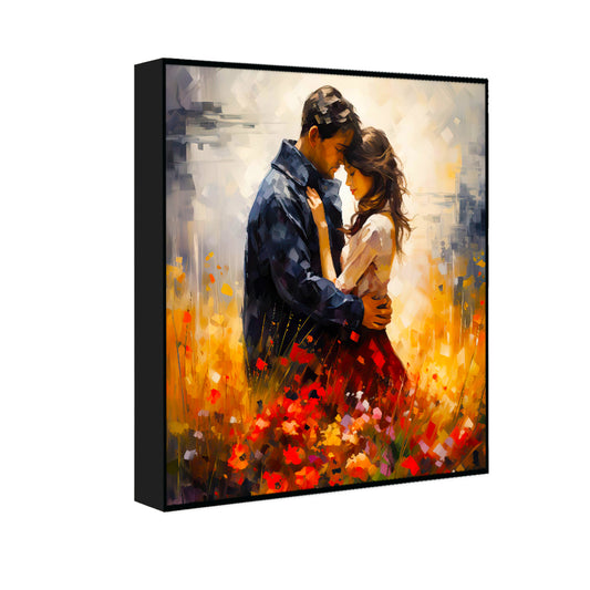 An Artwork Portraying the Unconditional Love Between Friends Love Canvas Wall Paintings & Arts