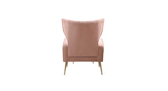 Pinkk Danney Accent Chair With Ottoman