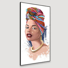 The african Silhuette Framed Wall art