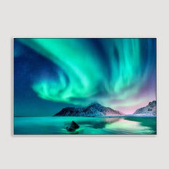 Magnificent Nothern Lights Framed Wall art