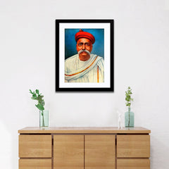 Bal Gangadhar Tilak Framed Wall Painting