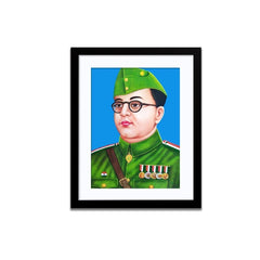 Subhash Chander Bose Framed Wall Painting