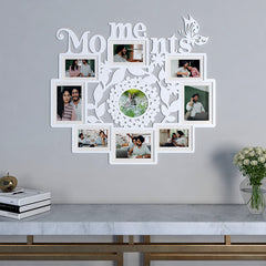 Moments White Hanging Photo Frame