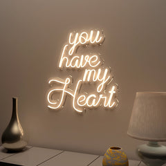 You Have My Heart Neon Light ( Available in Multiple Colors)