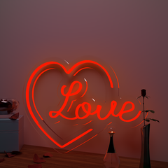 Love Heart Neon Light (Available in Multiple Colors)