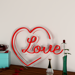 Love Heart Neon Light (Available in Multiple Colors)