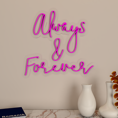 Always & Forever Neon Light (Available in Multiple Colors)