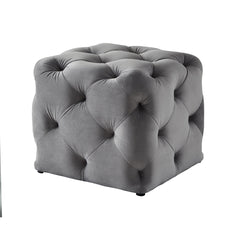 Square Tufted Velvet Ottaman/Poufee Stool