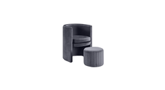 Schillar Chair With Ottoman