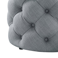 Round Tufted Velvet Ottaman/Poufee Stool