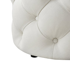 Round Tufted Velvet Ottaman/Poufee Stool