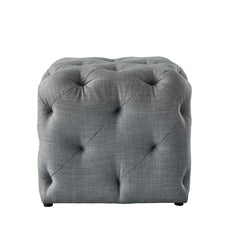 Square Tufted Velvet Ottaman/Poufee Stool