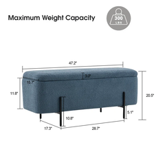 Santrell Comfortable Puff Bench