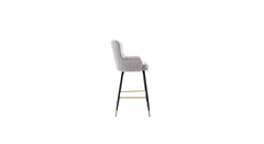 Grey Color Nolen Bar Stool