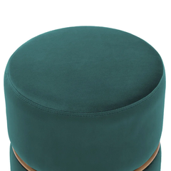 Gracy Velvet Ottoman/Poufee Stool